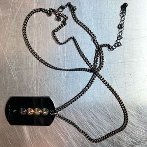 MAC COSMETICS Certification Necklace.